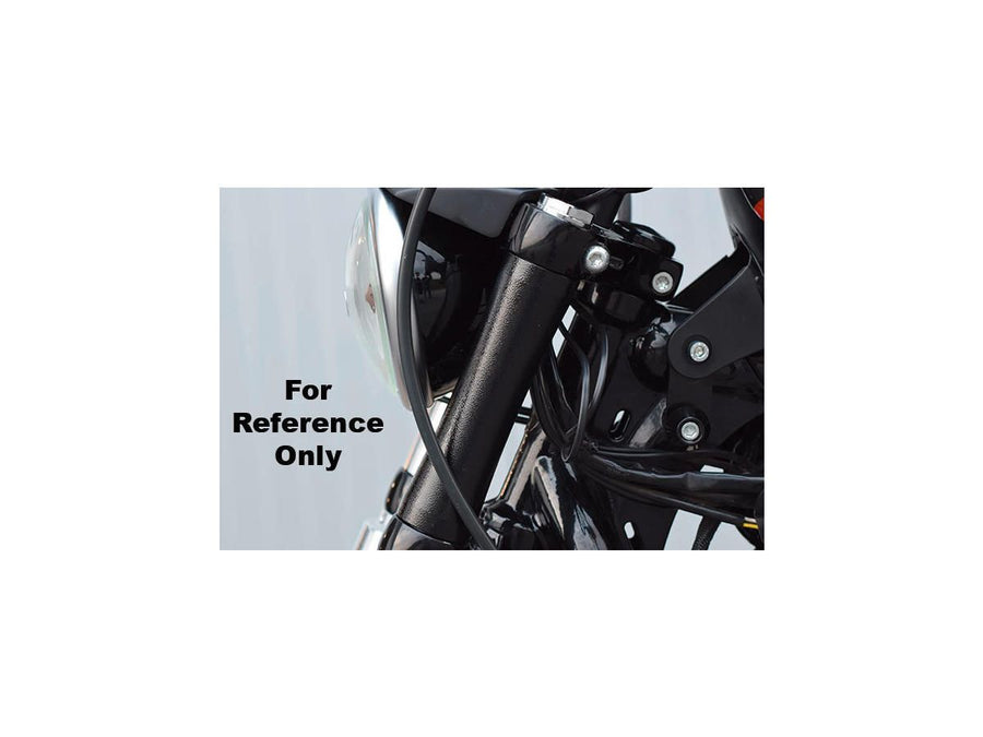 Harley Davidson Dyna [2006-2017]-Crome di coperchio della Fork Upper Fork-Curved