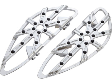 Harley Davidson Touring [1985-2025] -10-Gauge's Driver's Footrest Chrome