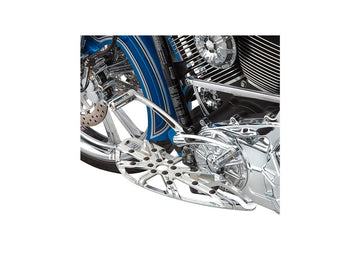 Harley Davidson Touring [1985-2025] -10-Gauge's Driver's Footrest Chrome - 0