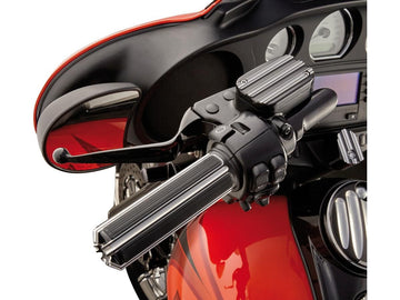 HARLEY DAVIDSON FL Shovel [1981-1984] -10 Gauge gestiti Black Aneodized da 1 "treni a gas - 0