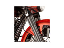 Harley Davidson Touring [1999-2013]-10-gauge fork protection black anodized-2
