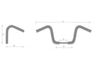 Harley Davidson Sportster [1986-2016] – 16 Bad Ape Hanger Lenker Nicht Gekerbt 3-Loch-3