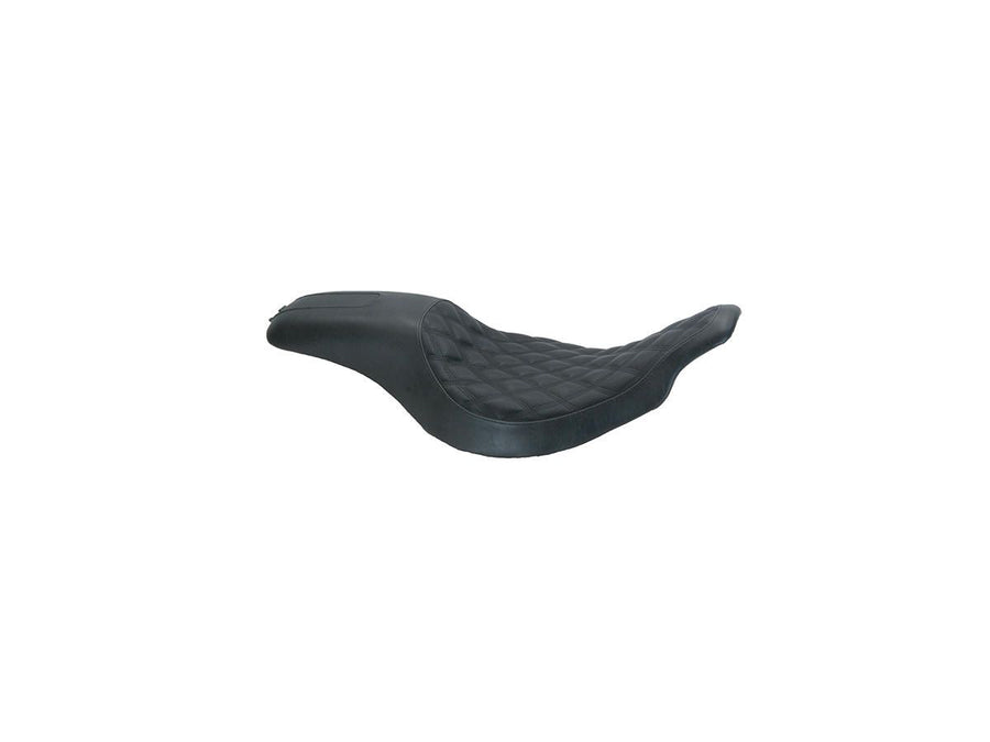 Harley Davidson Flhri [2004-2006] -2-up Boss Diamond Seat Black Vinyl