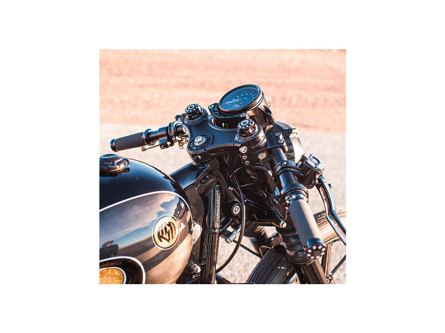 Harley Davidson Sportster [1988-2020] – Clip-On Lenker für 39mm Gabelrohre, genoppt
