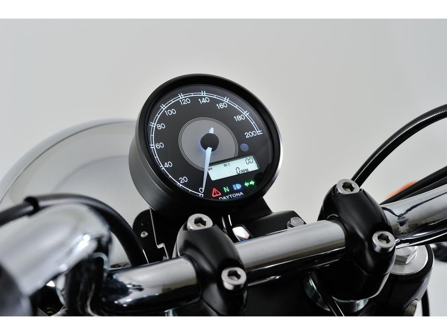 Harley Davidson Sportster [1986-2013] -Elona80 Tachoscala: 200 mph; 200 km/h;