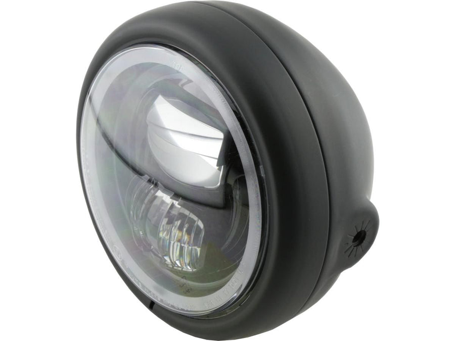 Harley Davidson – Pecos Typ 7 5 3/4" Scheinwerfer Schwarz Pulverbeschichtet LED