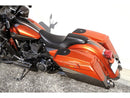 Harley Davidson Touring [2009-2025] – Gunfighter Glattes Sitz Schwarz Kunstleder-3