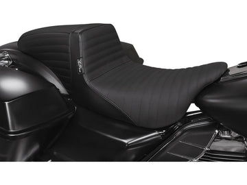 Harley Davidson Touring [2008-2025] -Kickflip sedile piegata cucitura di nastro flipp nero