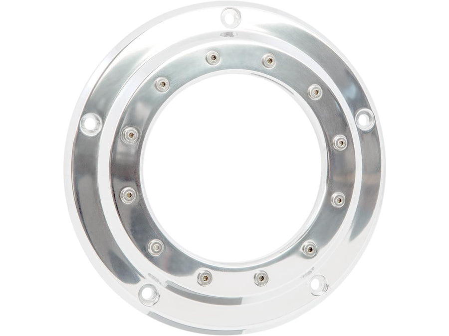 Harley Davidson Dyna [1999-2017] – Porthole Derby Abdeckung 5-Loch Aluminium poliert