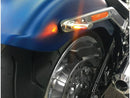 Harley Davidson Softail [1993-2024] – Winglet LED Blinker Chrom Satin Klar LED-2