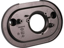 Harley Davidson – Ovale Luftfilterkasten Grundplatte Schwarz-1