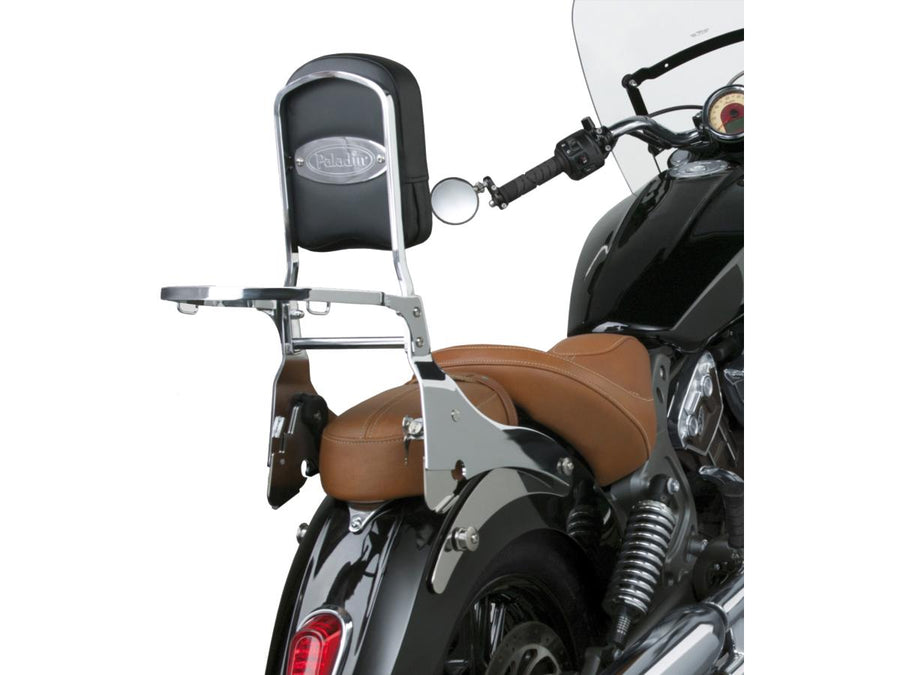 Harley Davidson Scout [2015-2024] -Paladin Backrest Bagugh Rack Chrome