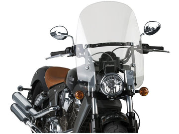 Harley Davidson Scout [2015-2024] – Spartan Windschutzscheibe Höhe: 18,5"