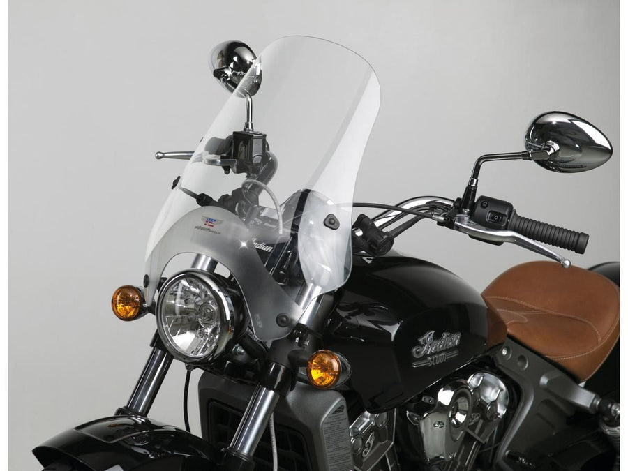 Harley Davidson Scout [2015-2024] -Street Shield Windschild con U-Klemmen Baster