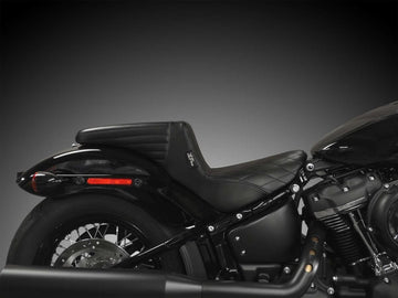 Harley Davidson FLSL [2018-2021] – Kickflip Sitz Diamantsteppung Schwarzes Vinyl - 0
