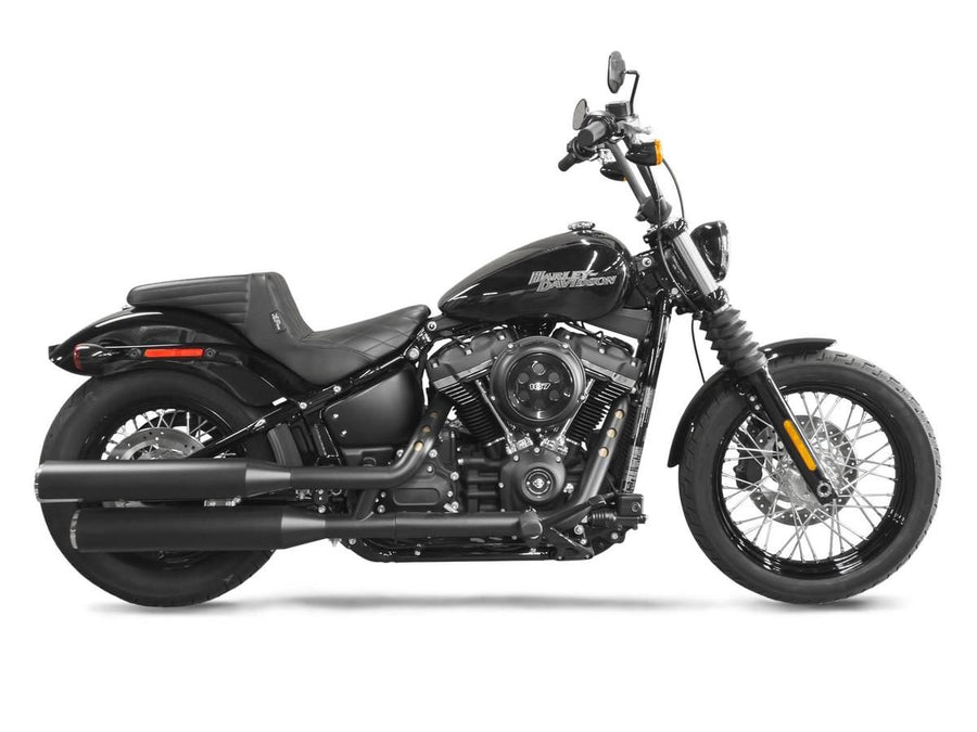 Harley Davidson FLSL [2018-2021] – Kickflip Sitz Diamantsteppung Schwarzes Vinyl