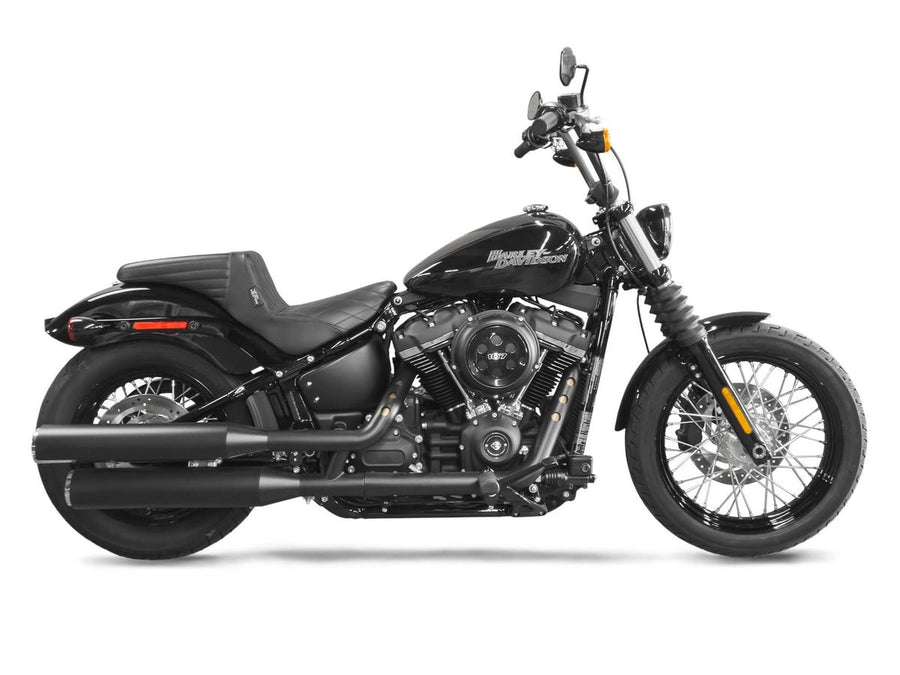 Harley Davidson FLSL [2018-2021] – Kickflip Sitz Diamantsteppung Schwarzes Vinyl