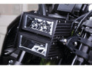 Harley Davidson-LED headlight Ultimate with wave holder, black-1