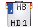 Piatta di base del supporto per patente di licenza di Harley Davidson-All-Inn con la targa 2.0-3