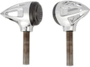 Harley Davidson – Tränenform Blinker Bernsteinfarbene LED´s Chrom, Rauch-1
