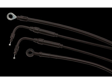 Harley Davidson FXDL [2014-2017] – 12" Apehanger Kabelsatz Schwarz Vinyl ABS - 0