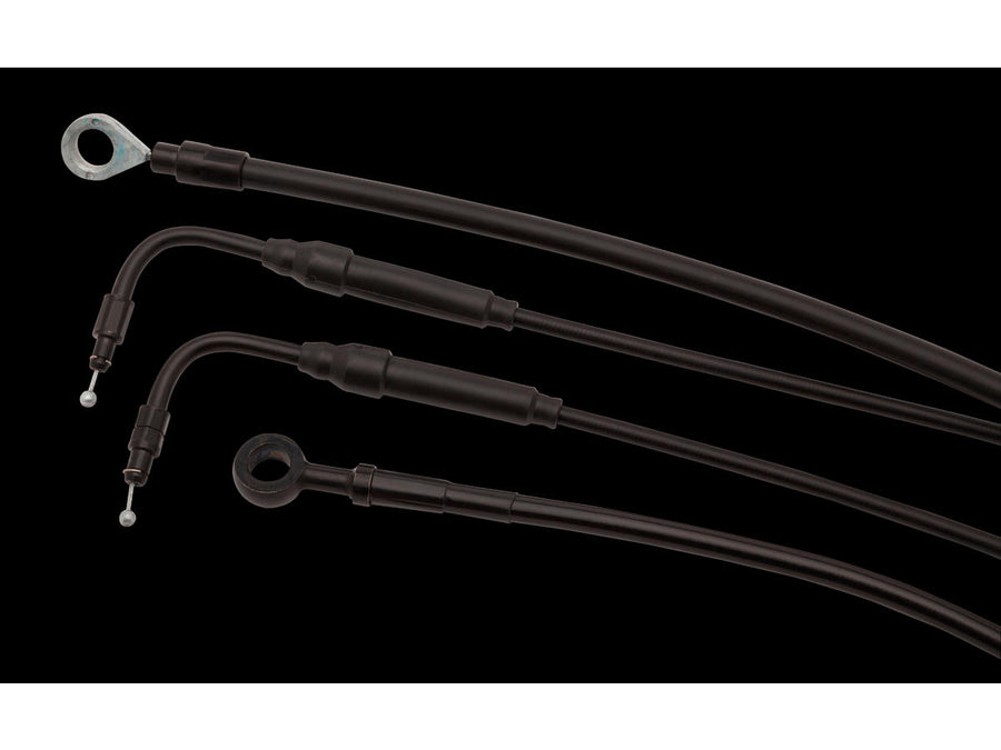 Harley Davidson FXDLS [2016-2017] – 14" T-Bar Kabelsatz Schwarz Vinyl ABS