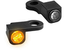 Harley Davidson Sportster [2014-2020] – NANO Serie LED Blinker Schwarz Eloxiert Rauch-2