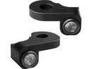 Harley Davidson FXDLS [2016-2017] – NANO Serie LED Blinker Schwarz Eloxiert Rauchglas-1