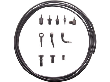 Harley Davidson FLHR [1994-2003] – Econoline Bremsleitungssatz Edelstahl klar