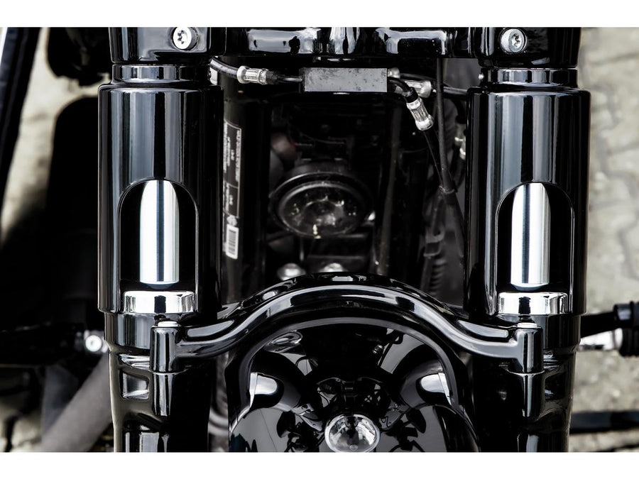 Harley Davidson XL1200X Hinweis [2010-2015] – Palas Gabelunterzugsabdeckung Schwarz