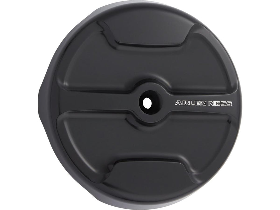 Harley Davidson – Knuckle Big Sucker Stage 1 Luftfilterabdeckung Schwarz Eloxiert