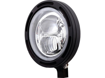 HARLEY DAVIDSON-Frame-R2 TIPO 7 LED 5 da 3/4 "Feeli Installato LED nero sotto