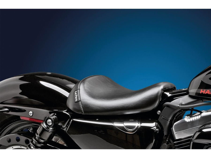 Harley Davidson XL1200X [2011-2020] – Bare Bones Solo Sitz Glattes Schwarzes Vinyl