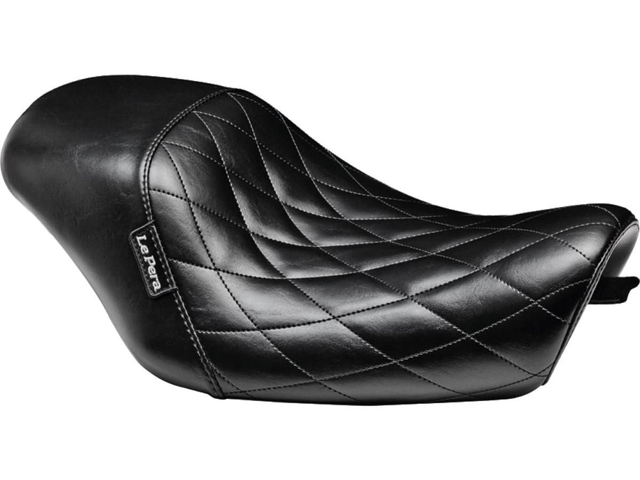 Harley Davidson XL1200X [2011-2020] -Bare Bones Seat Solo Diamond Stitch Schwarzes