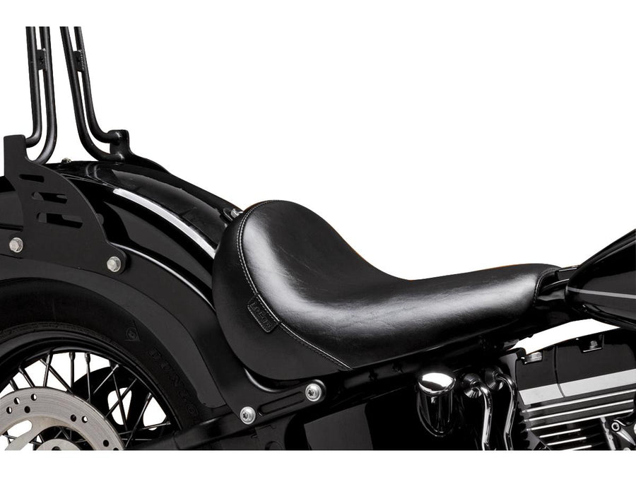 Harley Davidson FLFBS 114 [2018-2020] – Bare Bones Solo Sitz Glattes Schwarzes Vinyl