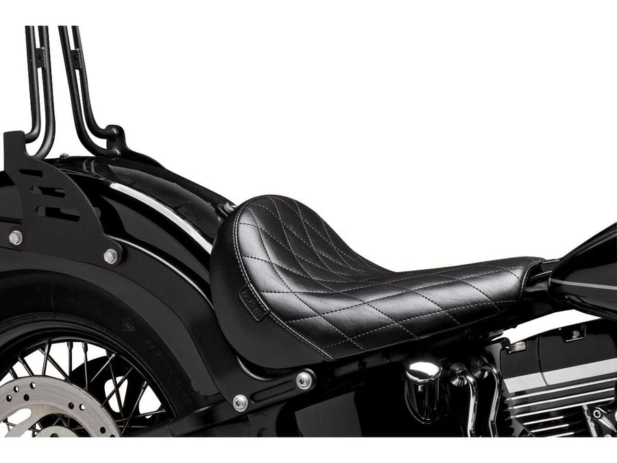 Harley Davidson FLFBS 114 [2018-2020] – Bare Bones Solo Sitz Diamond Stitch Schwarzes