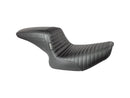 Harley Davidson FXLRS [2020-2025] – Kickflip Sitz Gefaltete Naht Schwarzes Vinyl-1