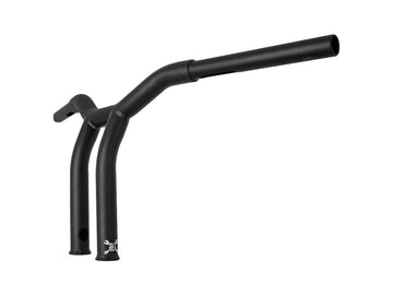 Harley Davidson Sportster [1982-2020] – 10" Dominator Raked Bar Lenker 4-Loch Schwarz