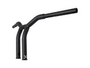Harley Davidson Sportster [1982-2020] – 10" Dominator Raked Bar Lenker 4-Loch Schwarz-6