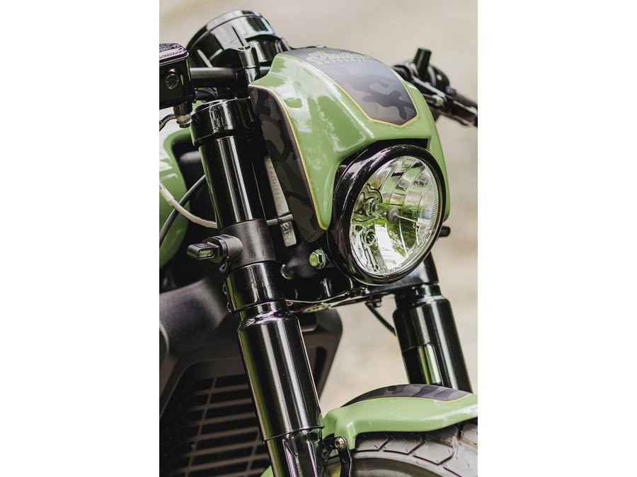Harley Davidson Scout Bobber [2018-2024] -NRS Maschera per lampada in stile da utilizzare con