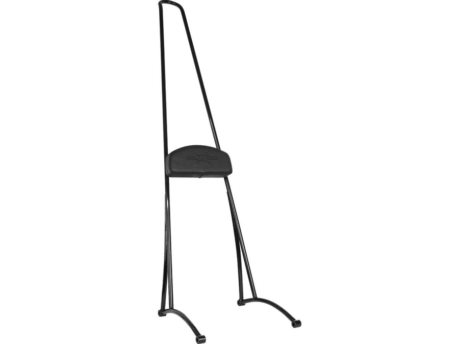 Harley Davidson Dyna Note [2006-2017]-Very high Sissy bar with upholstered black