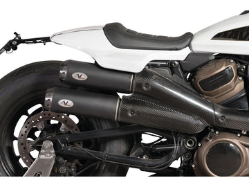 Harley Davidson Sportser S Rh1250s [2021-2025] -Shield di calore in fibra di carbonio per - 0