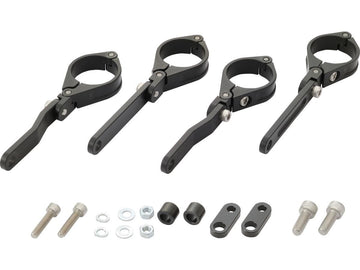 Harley Davidson - Porta faro CNC regolabile da 39 mm Mounting Black