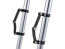 Harley Davidson – Verstellbare CNC Scheinwerferhalterung 41mm Gabelmontage Schwarz-3