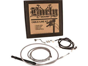 Harley Davidson FLHRXS [2021-2025] – 16" Gorilla Bar Kabelsatz Edelstahl klar …