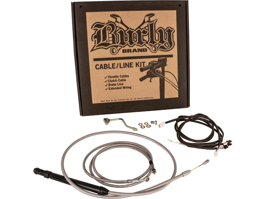 Harley Davidson FLHRXS [2021-2025] – 18" Gorilla Bar Kabelsatz Edelstahl klar