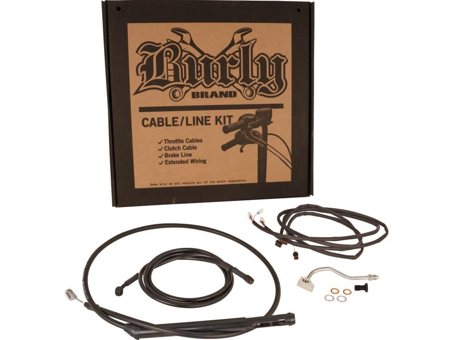 Harley Davidson Touring [2021-2024] – 15" Bagger Bar Kabelsatz Schwarz Vinyl ABS