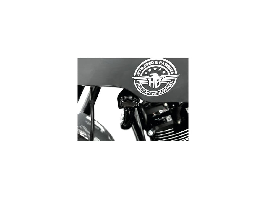 Harley Davidson FXLRST [2022-2025] – Micro ST Series LED-Blinker, eloxiertes Schwarz