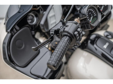 Harley Davidson Touring [2008-2013] -Method Leva a mano Accoppiamento cavo anodizzato nero - 0