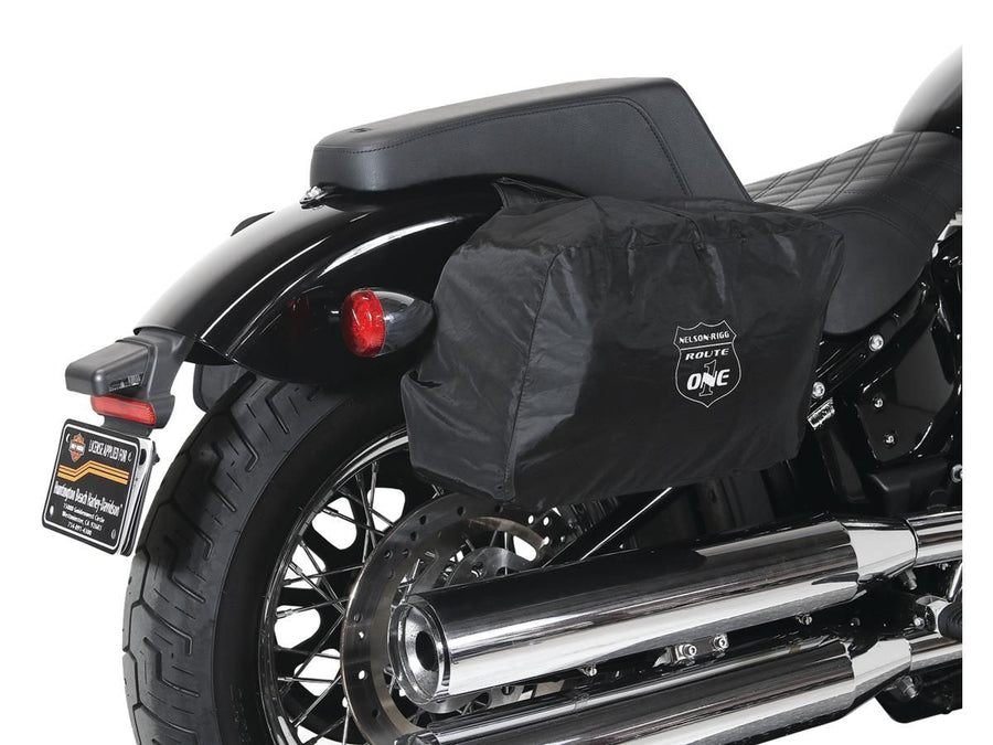 Harley Davidson Softail [2000-2017] -Route 1 Trip Saddlebags Black